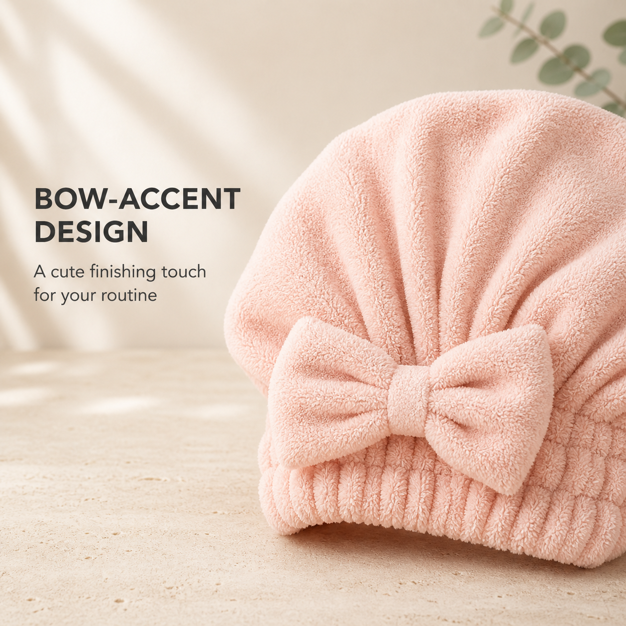 Bow-accent detail close-up