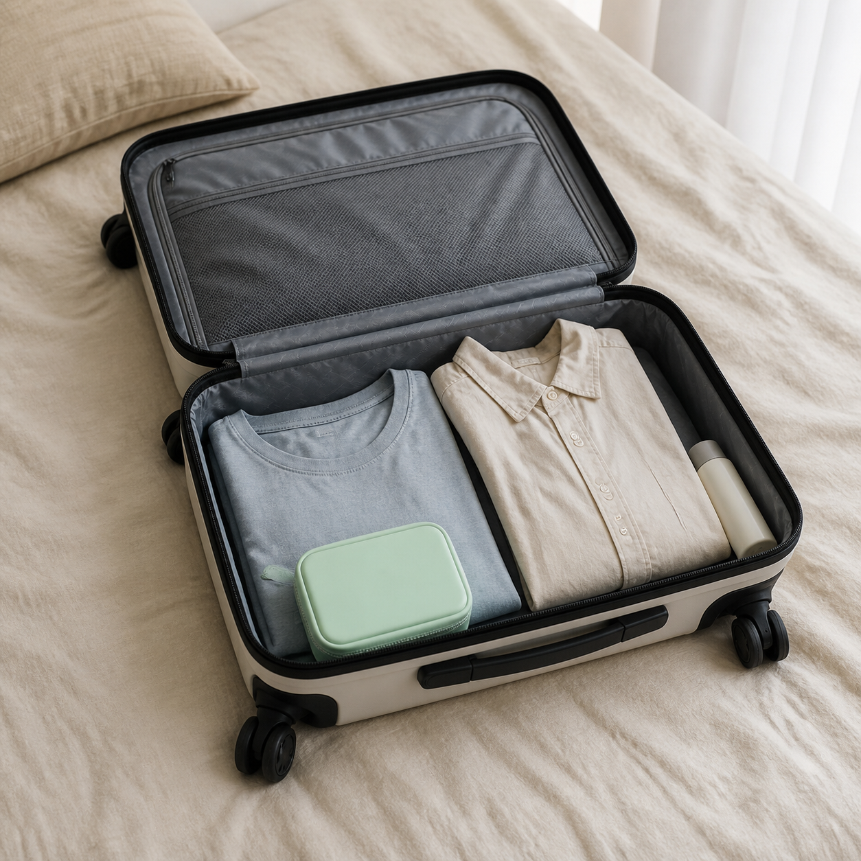 Travel lifestyle - case in luggage
