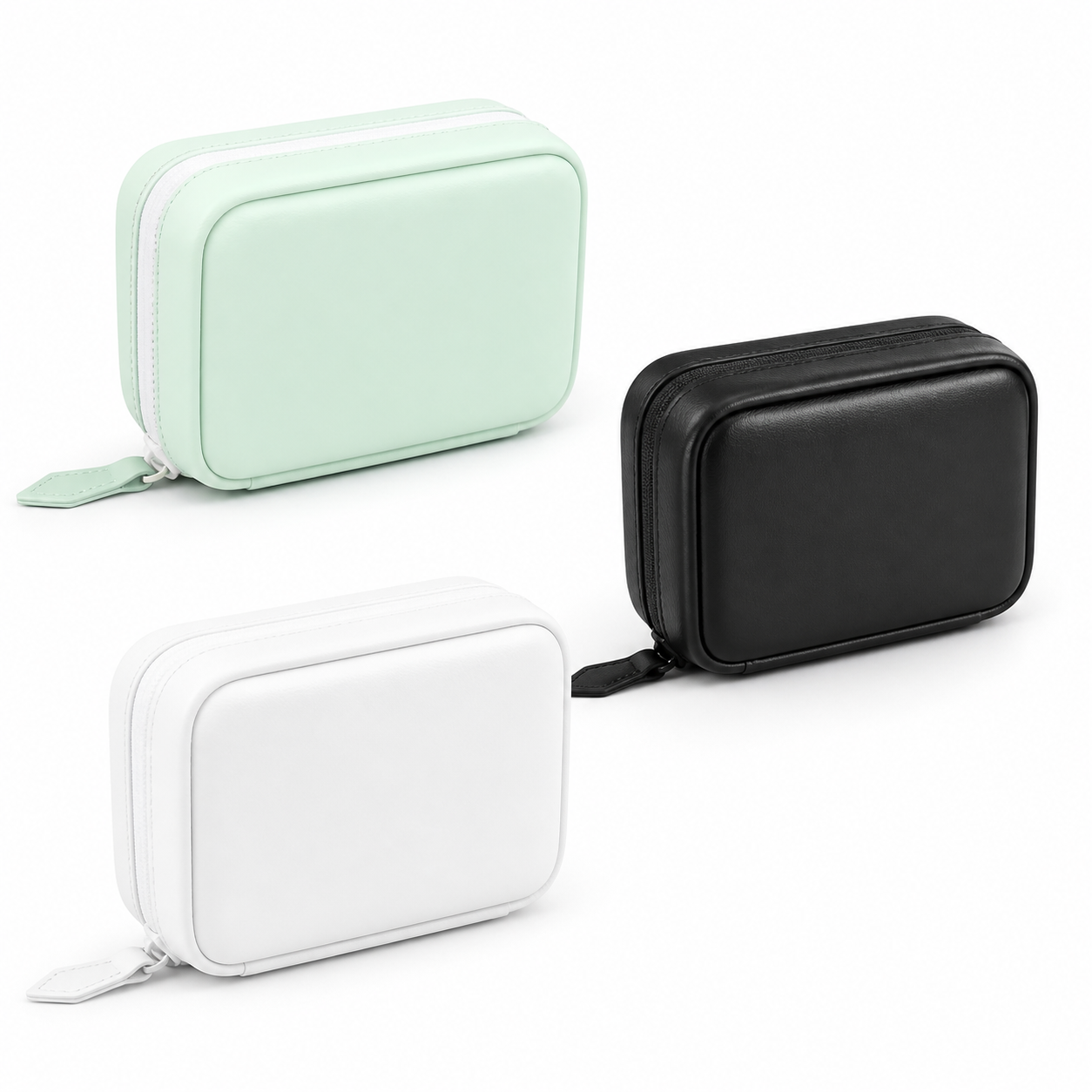 Three color options - Sage Green, Black, White
