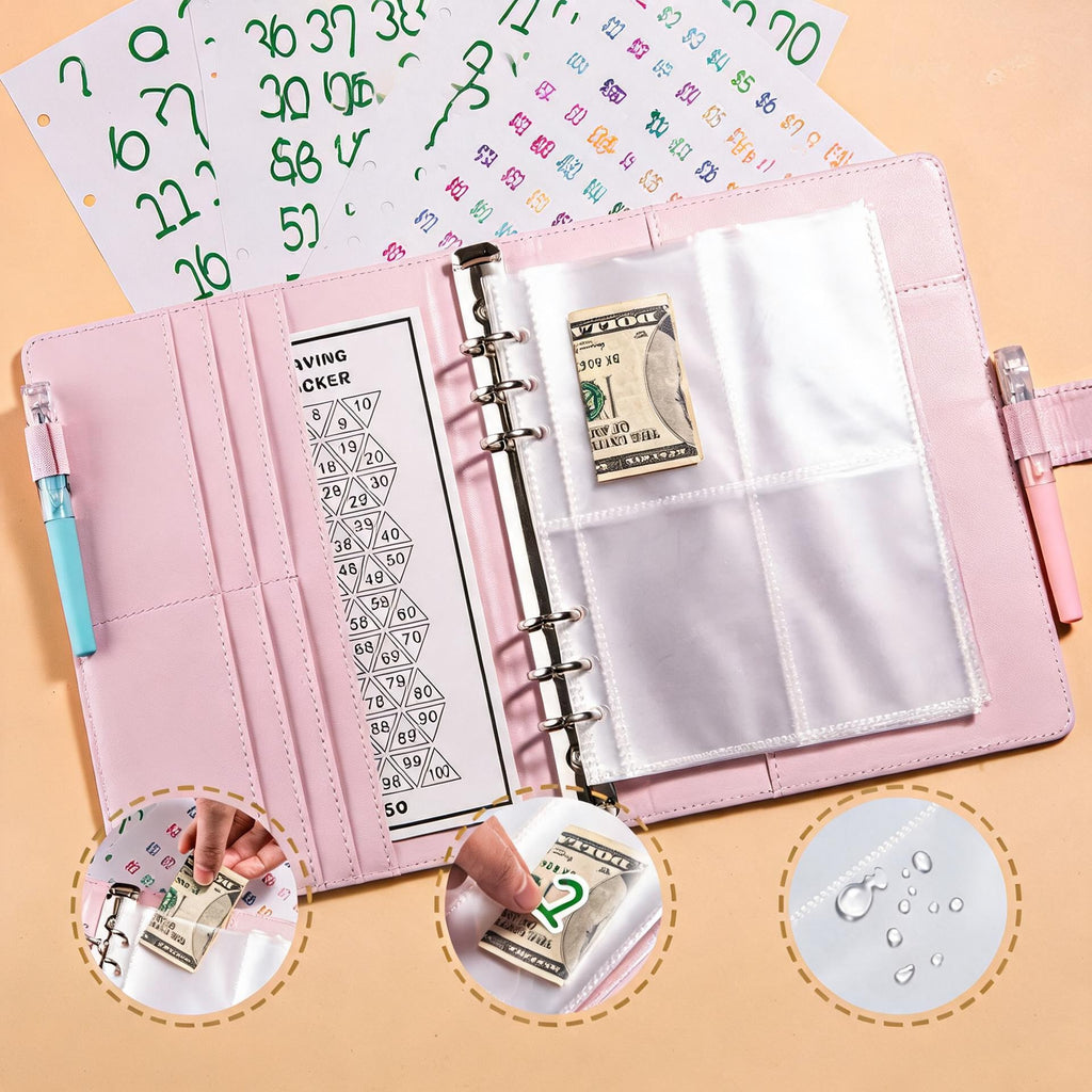 100 Envelope Savings Challenge Binder - Contents