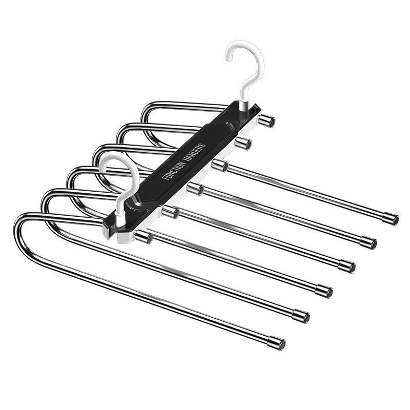 Folding pants rack - vertical hanging