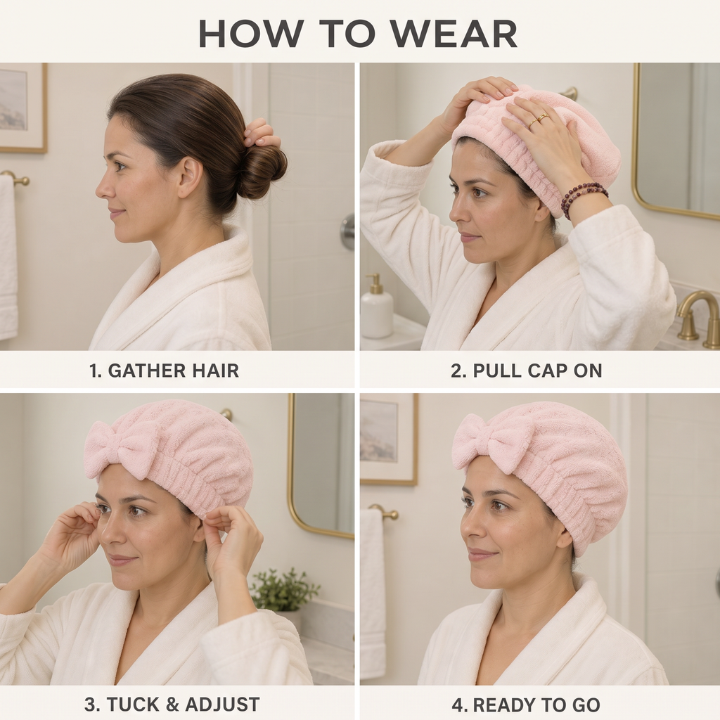 How to wear - 4 step guide